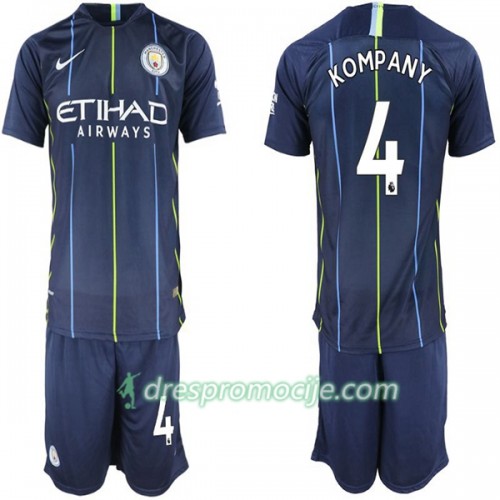 Manchester City Dres Kompany 4 Dječji Gostujući 2018/19 Kratkih Rukava Manchester City Dres Kompany 4 Dječji Gostujući 2018/19 Kratkih Rukava